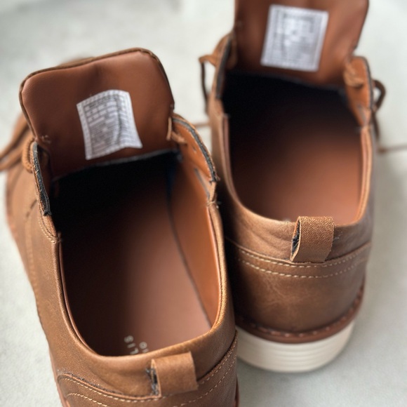 Perry Ellis Portfolio Brown Kids  Lace Up Dress Shoe  Size 6 - Picture 8 of 8